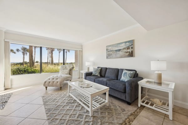 Clean vacation rental bedroom